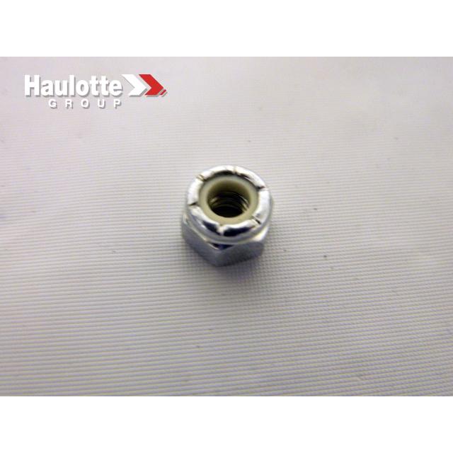 Haulotte Part # 0090-0183 - Nut-Lock- 1/4-20 -Hex-Nylon Insert-Zinc Plated