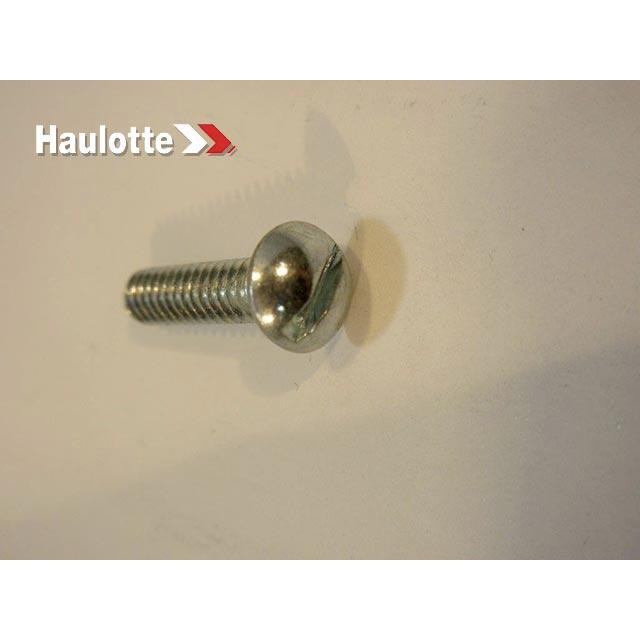 Haulotte Part # 0090-0236 - Screw-Mach- 10-24 X 3/4-3/4- Rnd Head-Slotted-Zn/Ni 12-15%