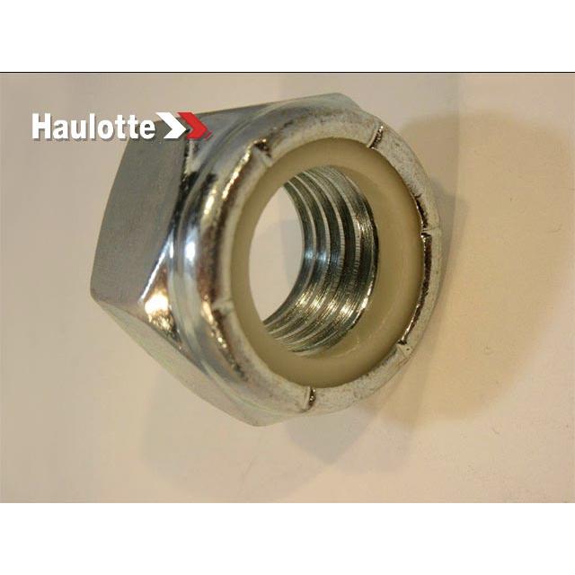 Haulotte Part # 0090-0689 - Nut-lock-1in - 8 Hex-nylon