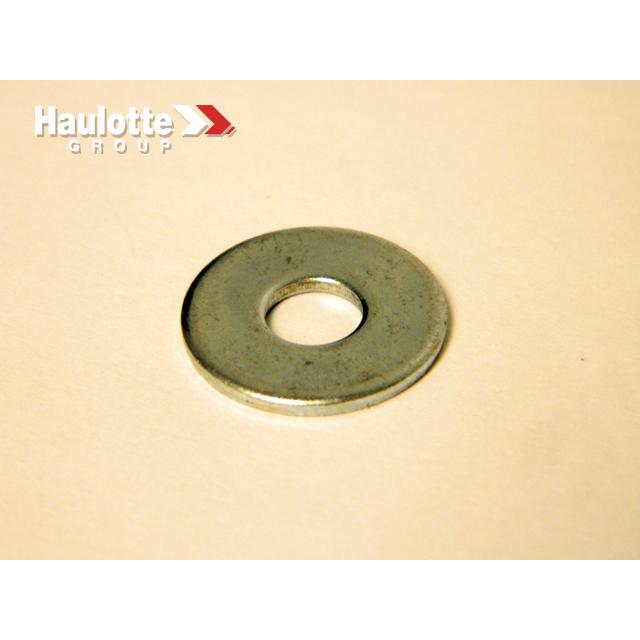 Haulotte Part # 0096-0077 - Washer-Flat- M6-Large-18mm O.D. x 6.4mm I.D.-Zinc Plate