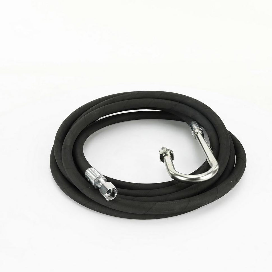 Genie Part # 04.0605.1041. 04.0605.1041GT - HOSE R2 X 1/2 6000 FD 13/16-16 180?¡§???¡§?????¡Ì?¡Ì??¨¤?????¨¤??? FITTING M.24X1. 5