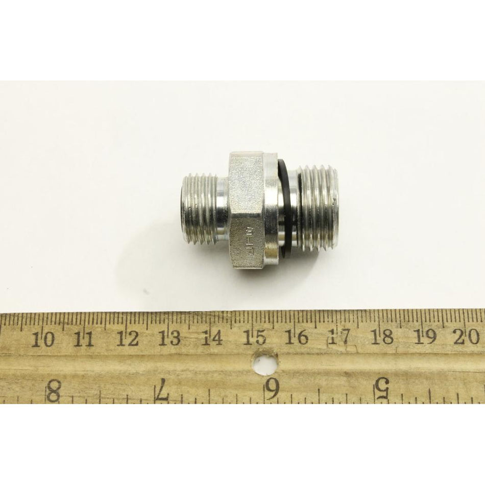 Genie Part # 04.0607.0110. 04.0607.0110GT - NIPPLE 1/2 BSP X 11/16-16 ORFS