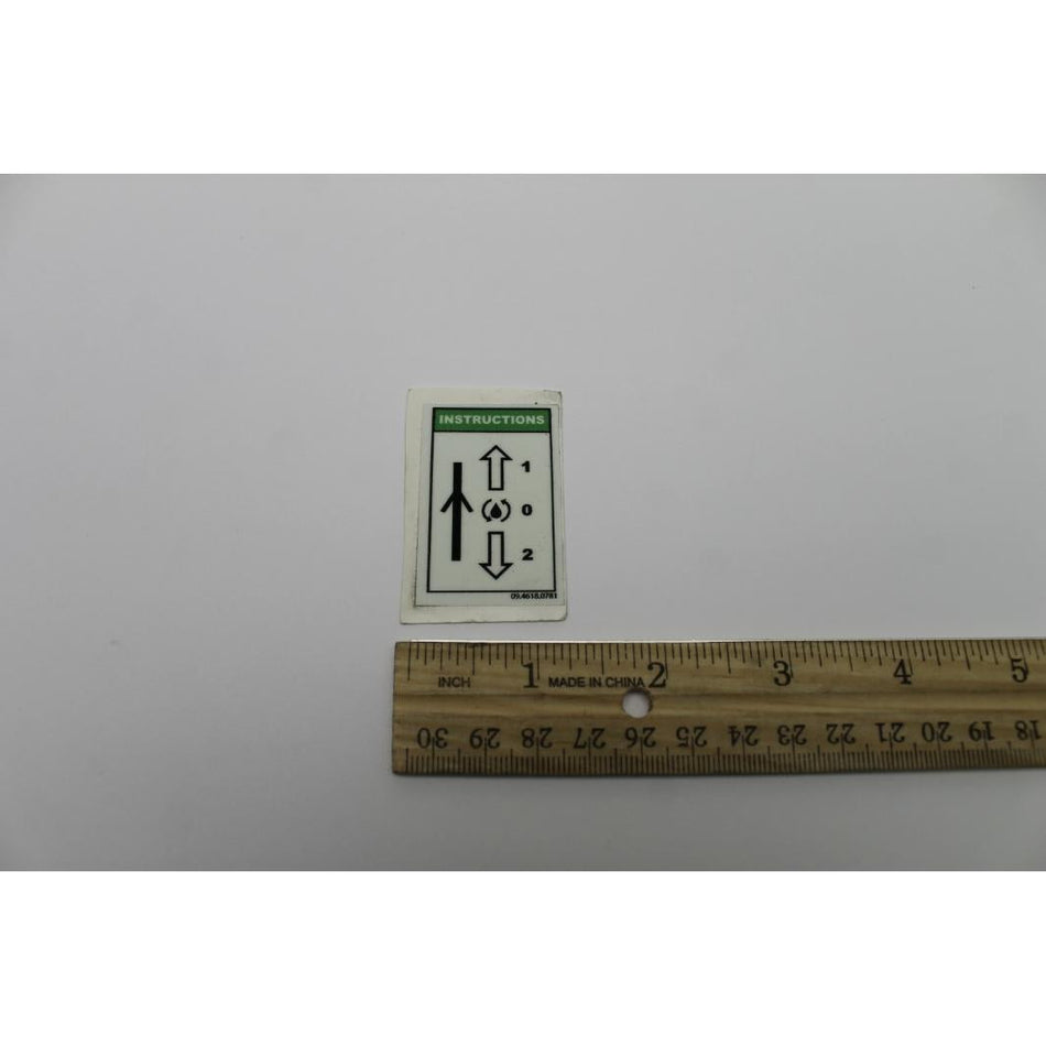 Genie Part # 09.4618.0781. 09.4618.0781GT - DECAL