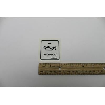 Genie Part # 09.4618.0928. 09.4618.0928GT - OIL LEVEL DECAL