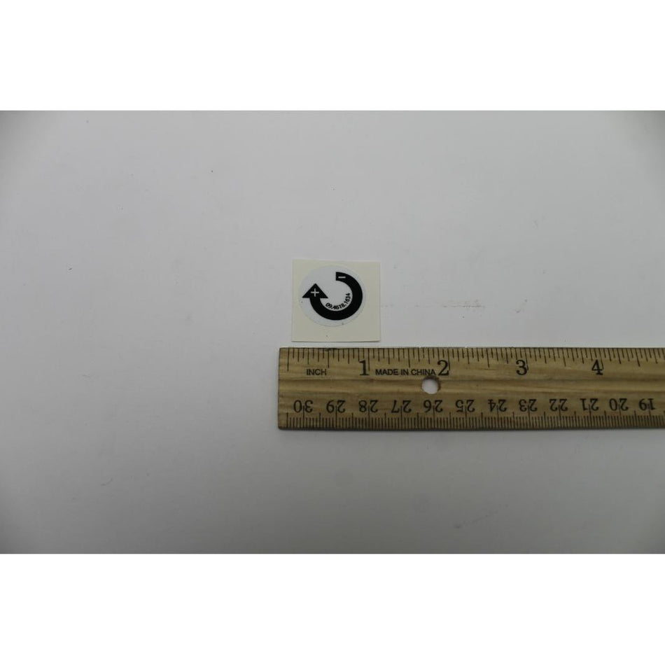 Genie Part # 09.4618.1634. 09.4618.1634GT - DECAL. OIL FLOW LABEL GTH 5519. FRENCH