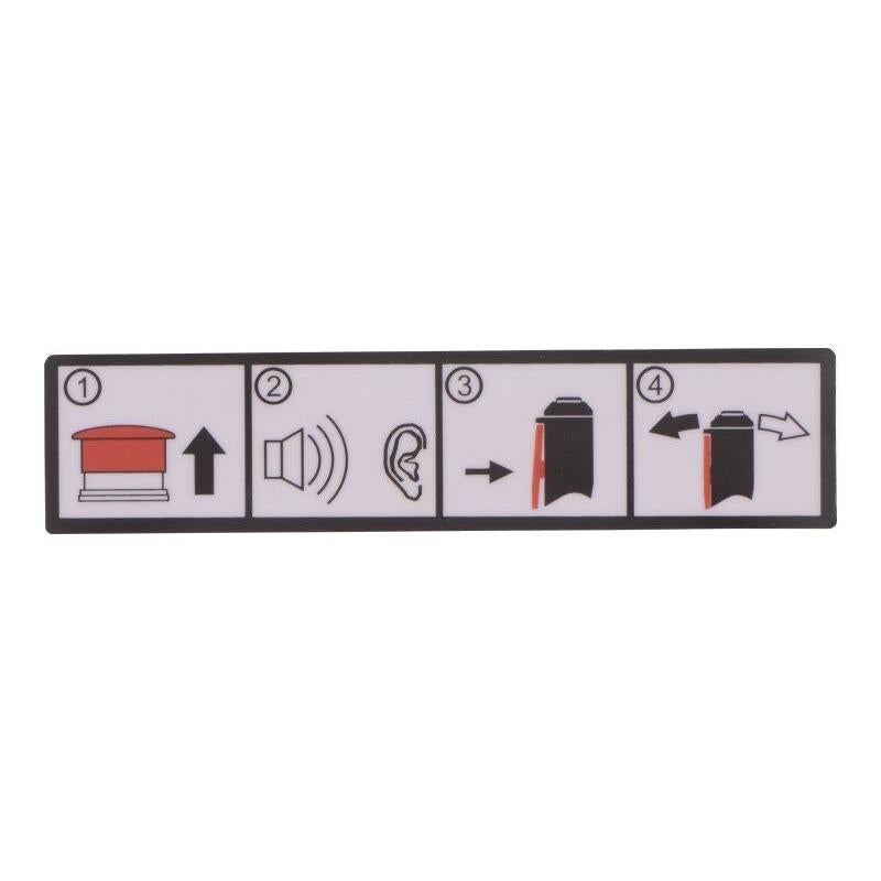 JLG Part # 1001092907 - DECAL. QUICK START