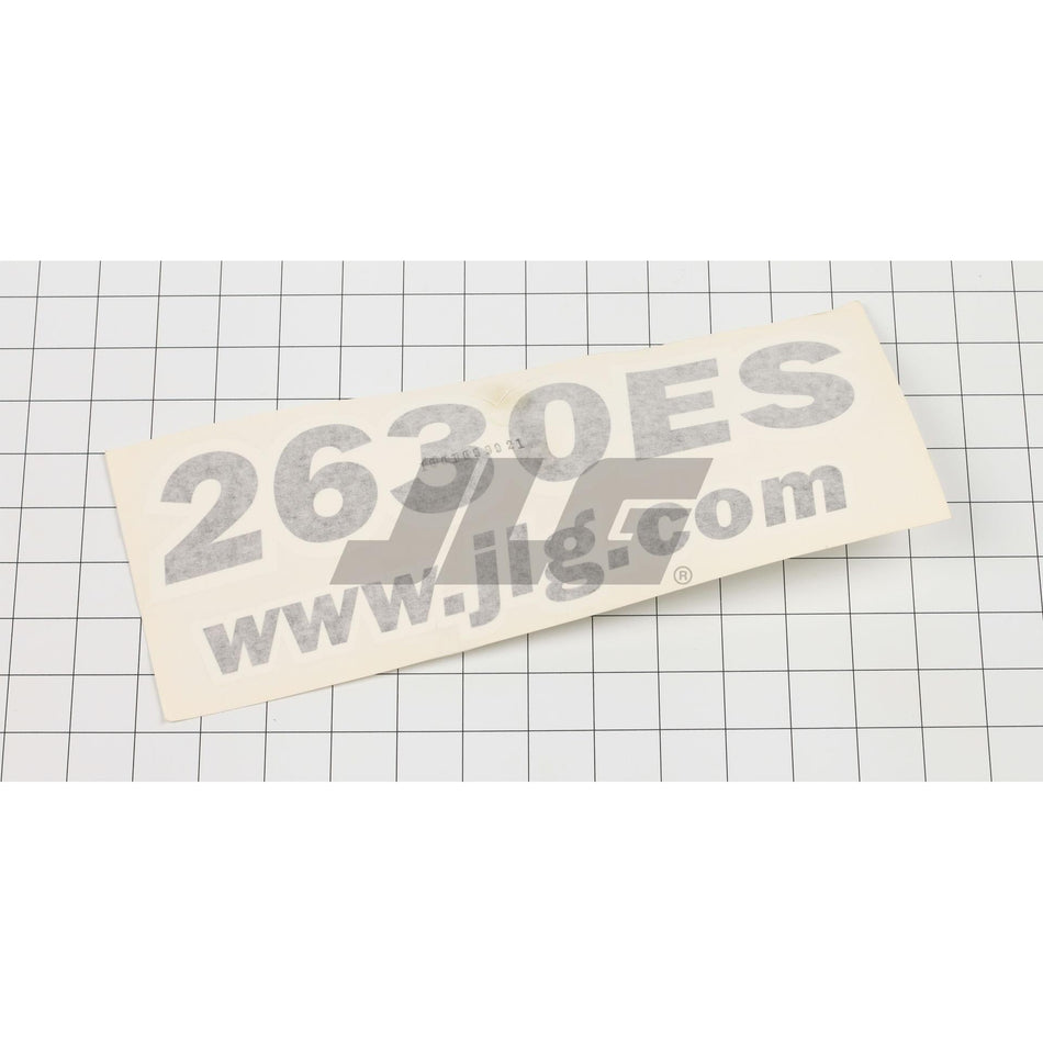 JLG Part # 1001099921 - DECAL. 2630ES MODEL DESIG.