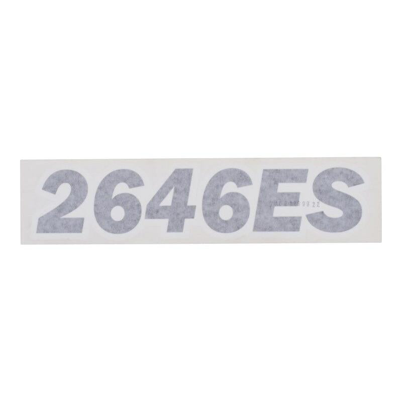 JLG Part # 1001099922 - DECAL. 2646ES MODEL DESIG.