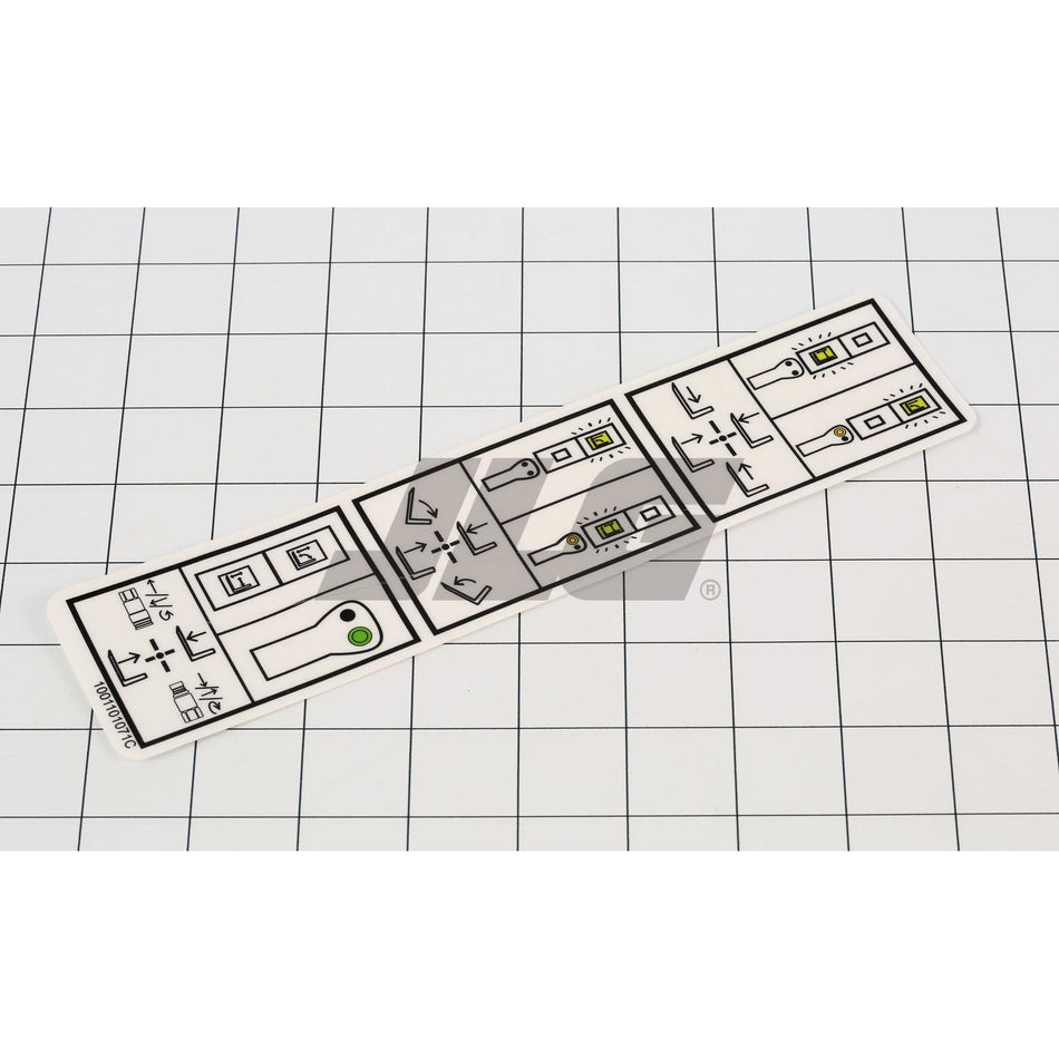 JLG Part # 1001101071 - DECAL. JOYSTICK INSTRUCTIONAL