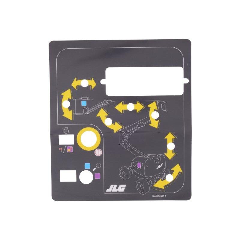 JLG Part # 1001102598 - DECAL. MTB 450AJ