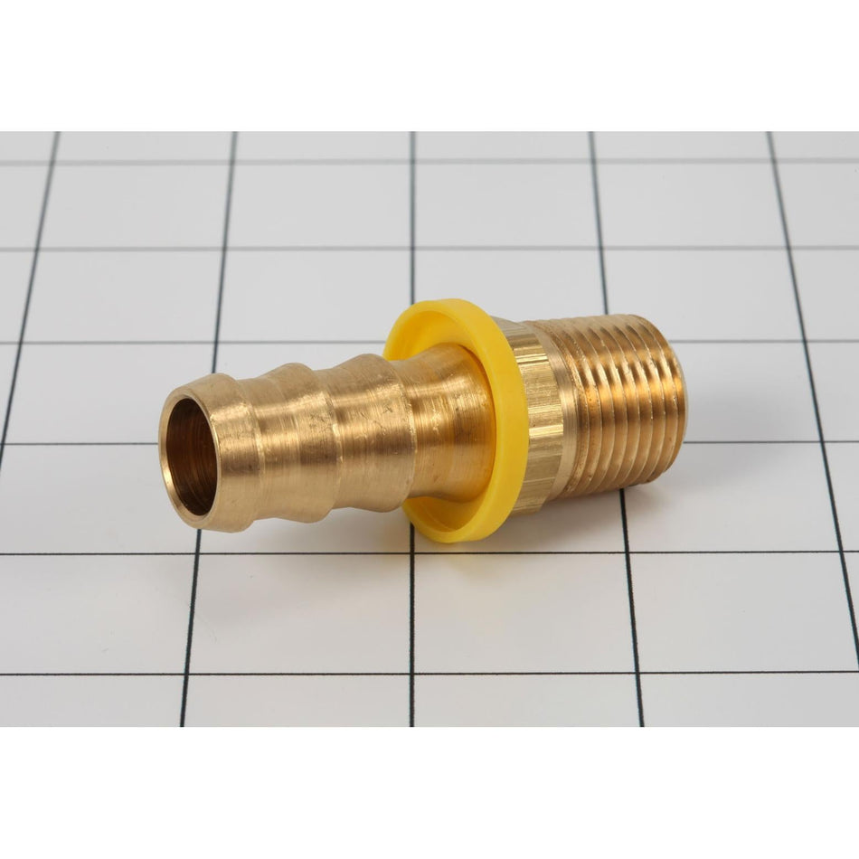 JLG Part # 1001104685 - FITTING. ST. NPTF/BARB 8-10 BR