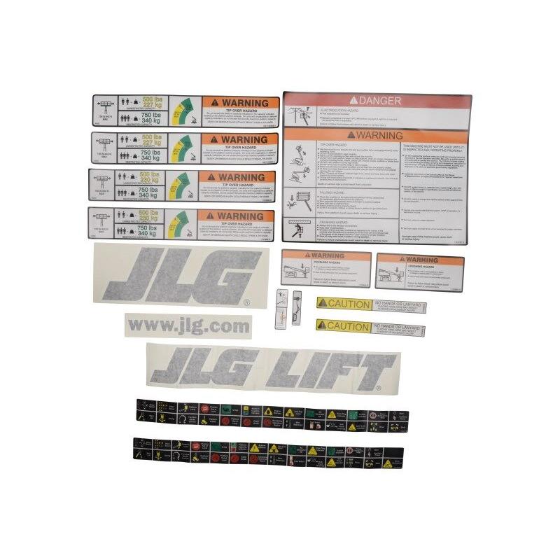 JLG Part # 1001108723 - KIT. PLATF. DECAL 860SJ