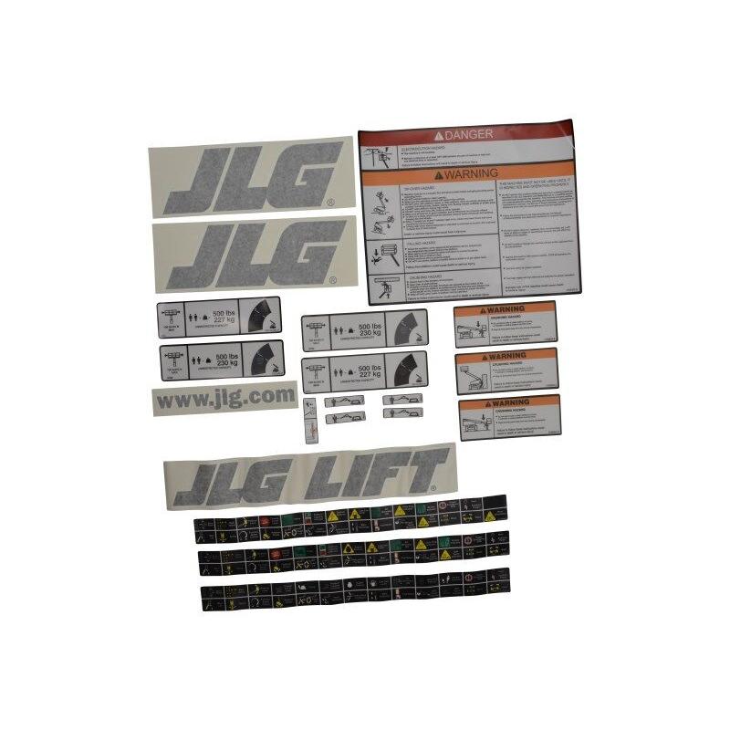JLG Part # 1001108725 - KIT. PLATF. DECAL AJ-SJ