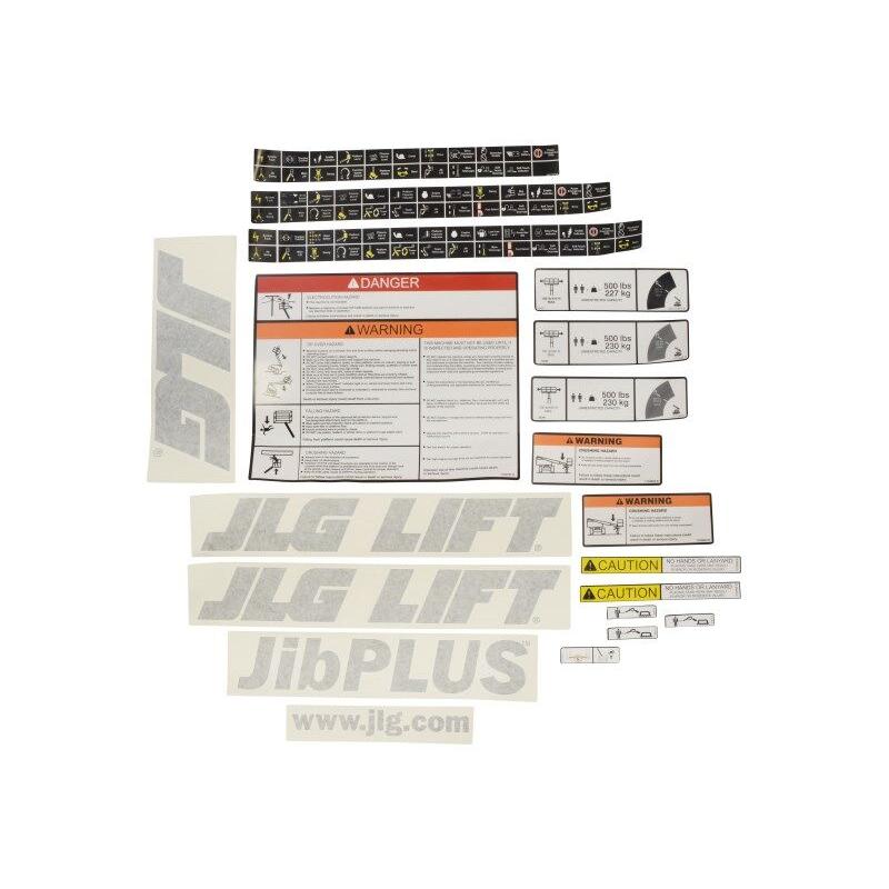 JLG Part # 1001104852 - LOAD. CHART - G10-55A