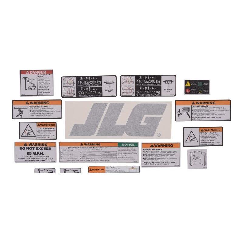 JLG Part # 1001104855 - LOAD. CHART - G10-55A