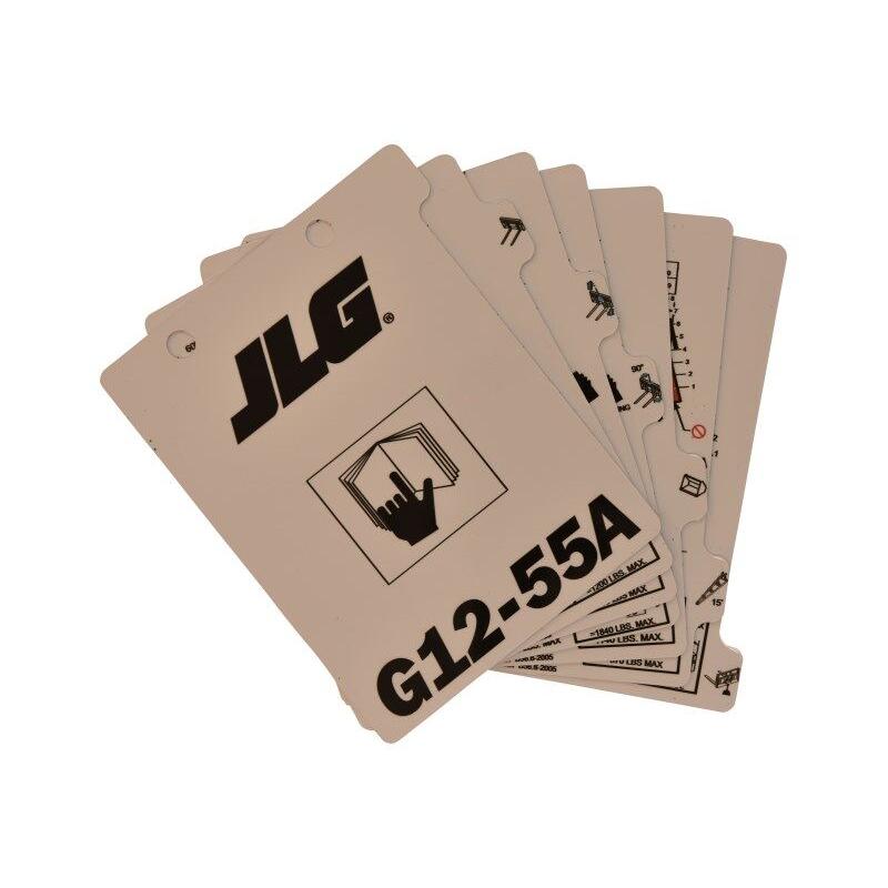 JLG Part # 1001115536 - LOAD. BOOKLET G12-55A