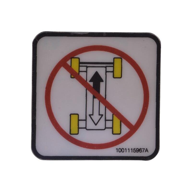 JLG Part # 1001115967 - DECAL. CRIBBING OPTION