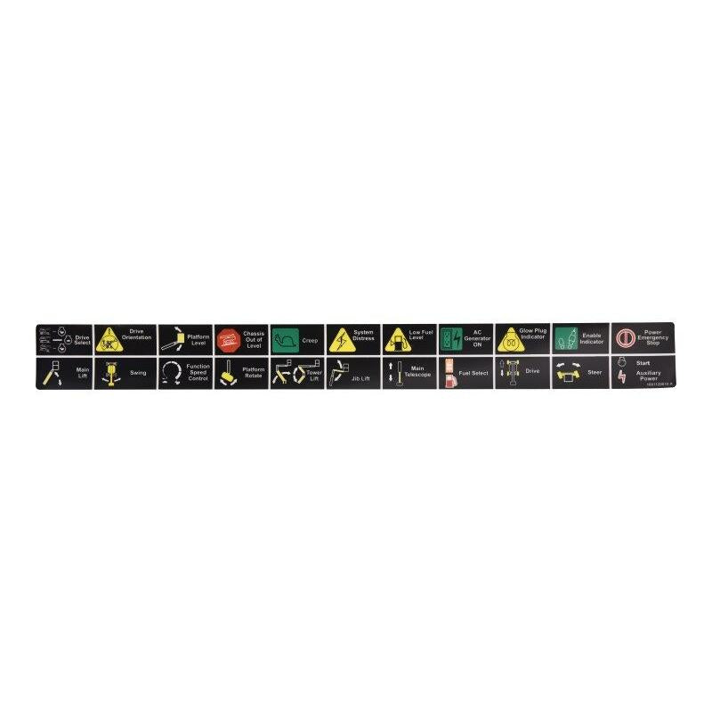 JLG Part # 1001120010 - DECAL. LEGEND PLF