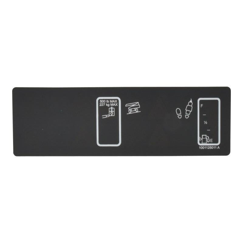 JLG Part # 1001125011 - DECAL. PLATFORM DISPLAY