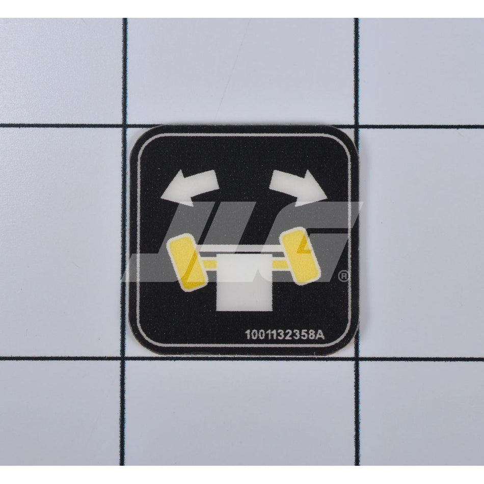 JLG Part # 1001132358 - DECAL. STEER