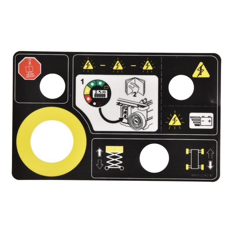 JLG Part # 1001132362 - DECAL. LIGHT FUNCTION