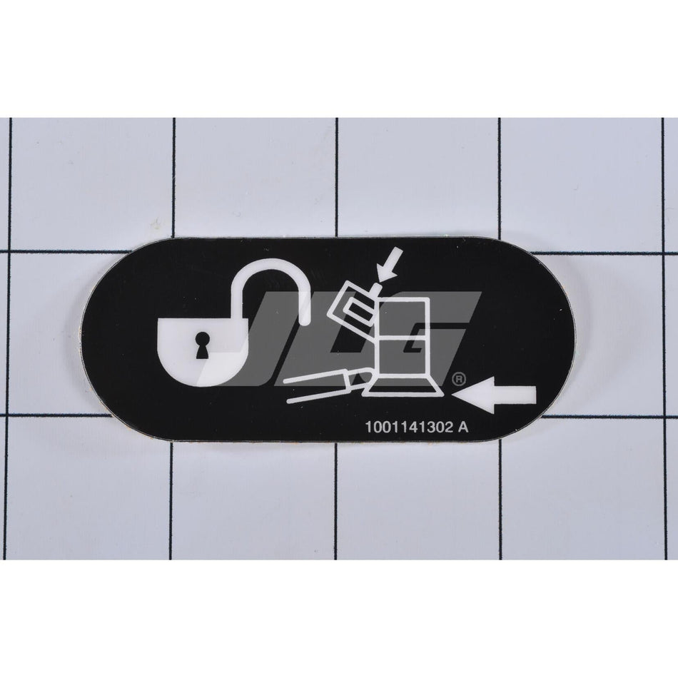 JLG Part # 1001141302 - DECAL. PLATFORM / SOFTTOUCH