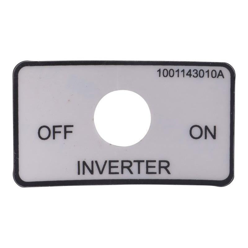 JLG Part # 1001143010 - DECAL. ON\OFF INVERTER