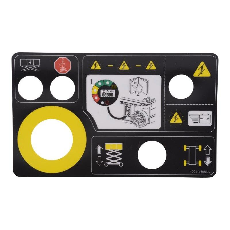 JLG Part # 1001146984 - DECAL. PLATFORM CONTROL