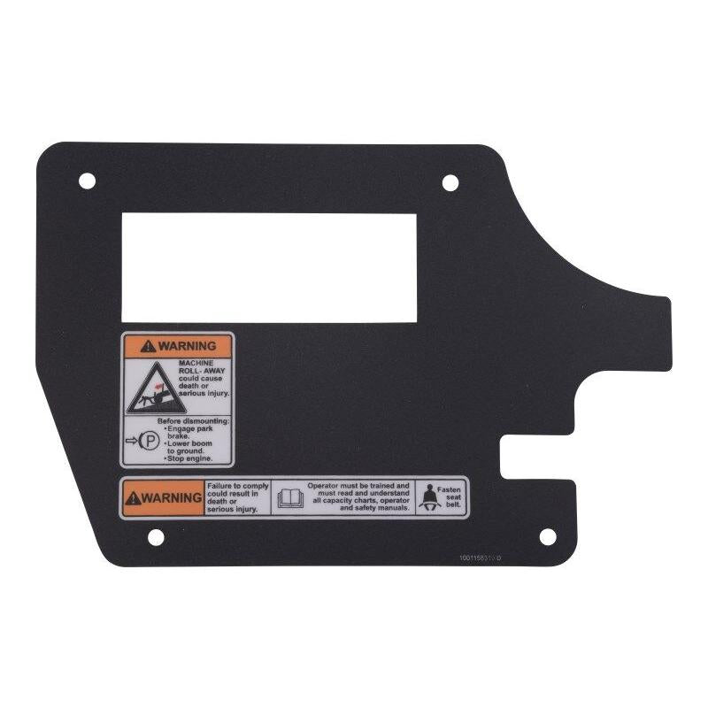 JLG Part # 1001158319 - DECAL. OVERLAY LEFT HAND ANSI