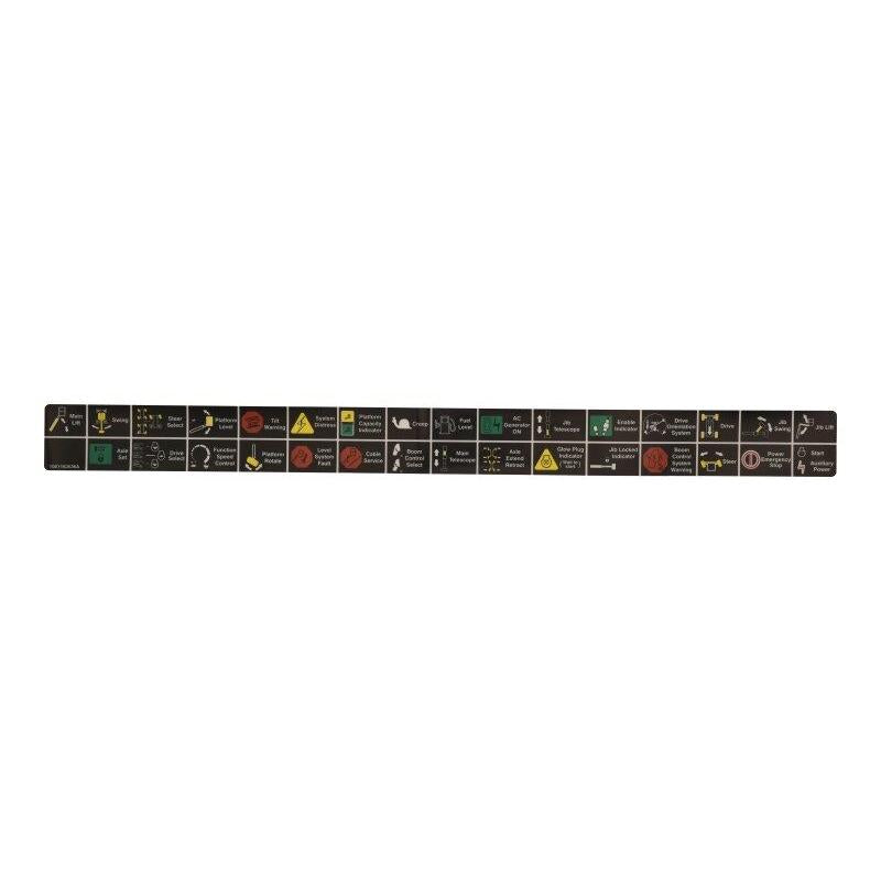 JLG Part # 1001163536 - DECAL. LEGEND (PLF)