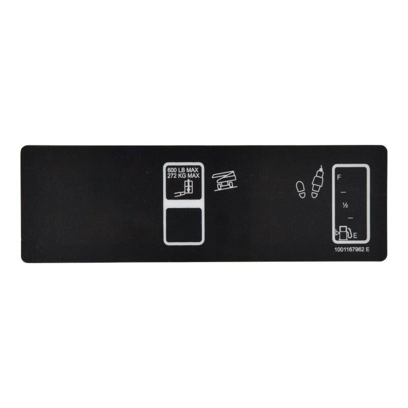 JLG Part # 1001167962 - DECAL. PLATFORM DISPLAY
