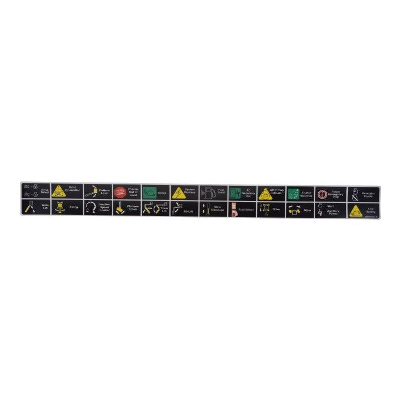 JLG Part # 1001170057 - DECAL. LEGEND PLF