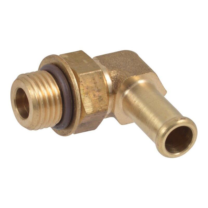 JLG Part # 1001178776 - FTG-PIPE. HOSE BARB 90 DEG 6-6