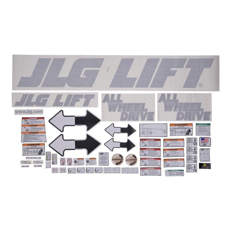 JLG Part # 1001198650 - KIT. (SERVICE) E/M600 DECAL
