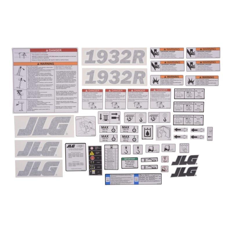 JLG Part # 1001233421 - KIT. 1932R DECAL