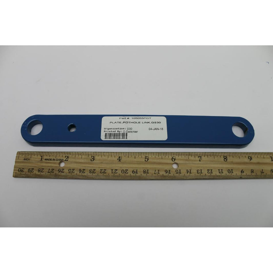 Genie Part # 105055P. 105055PGT - PLATE.POTHOLE LINK.GS30