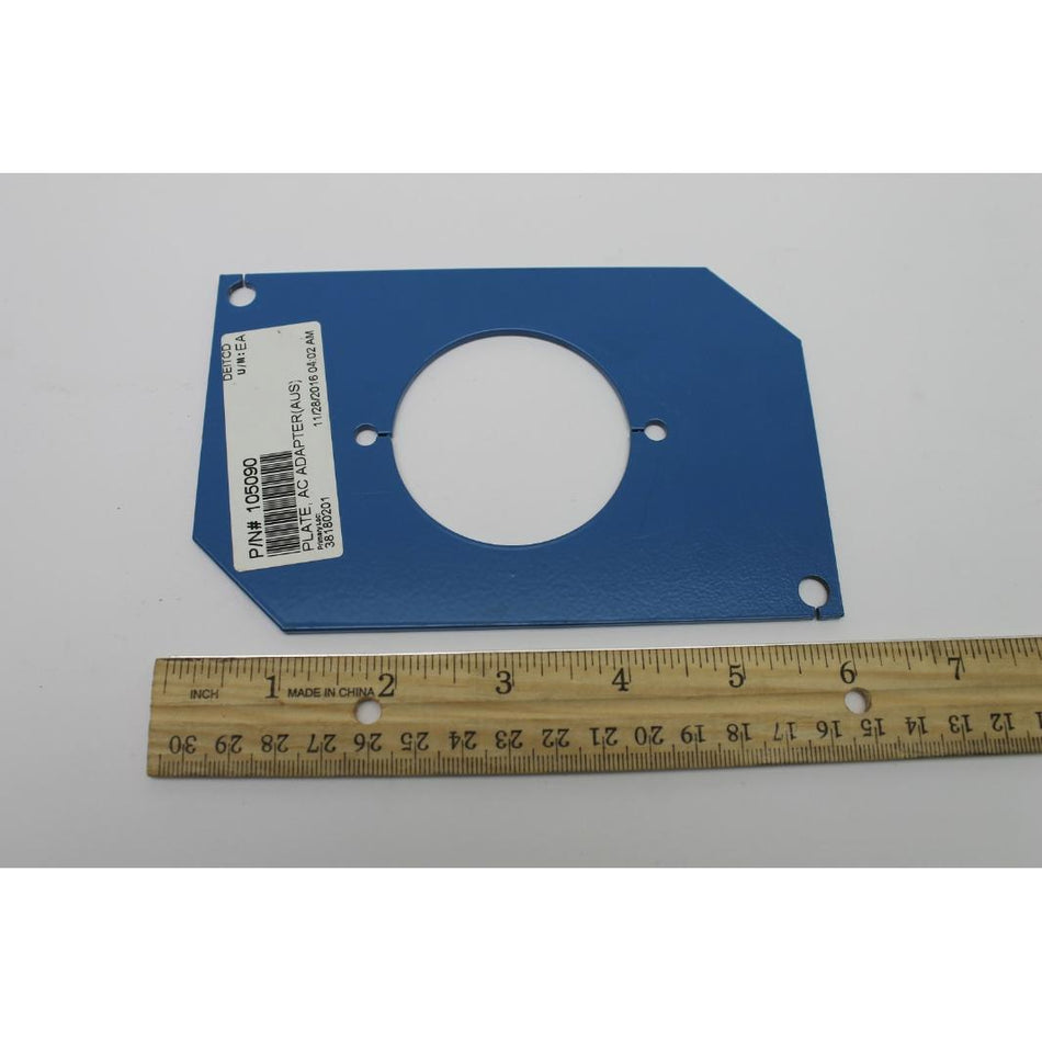 Genie Part # 105090. 105090GT - PLATE. AC ADAPTER (AUS)
