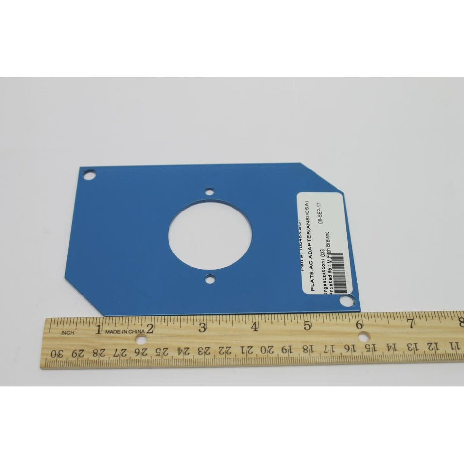 Genie Part # 105483-S. 105483-SGT - PLATE.AC ADAPTER (ANSI/CSA)