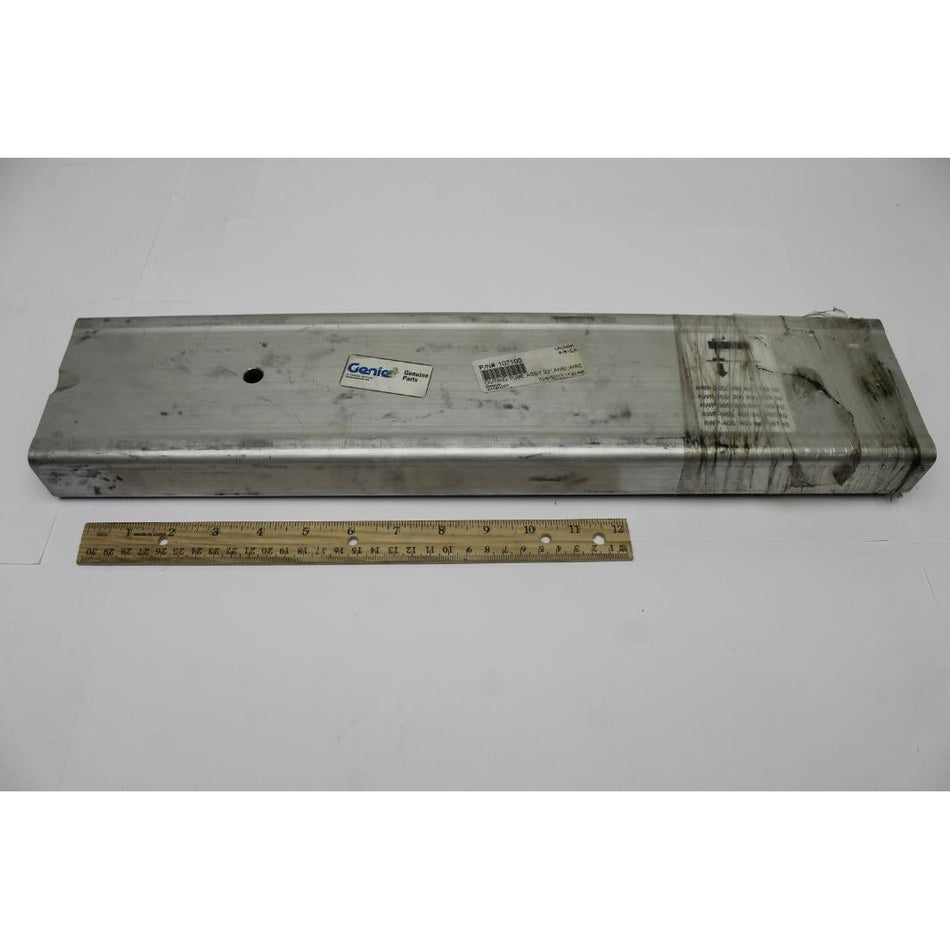 Genie Part # 107100. 107100GT - OUTRIG.TUBE ASSY.20.ANSI.WRD