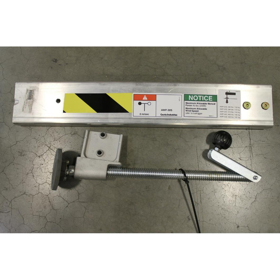 Genie Part # 107407. 107407GT - OUTRIGGER ASSY.STD.30.CE