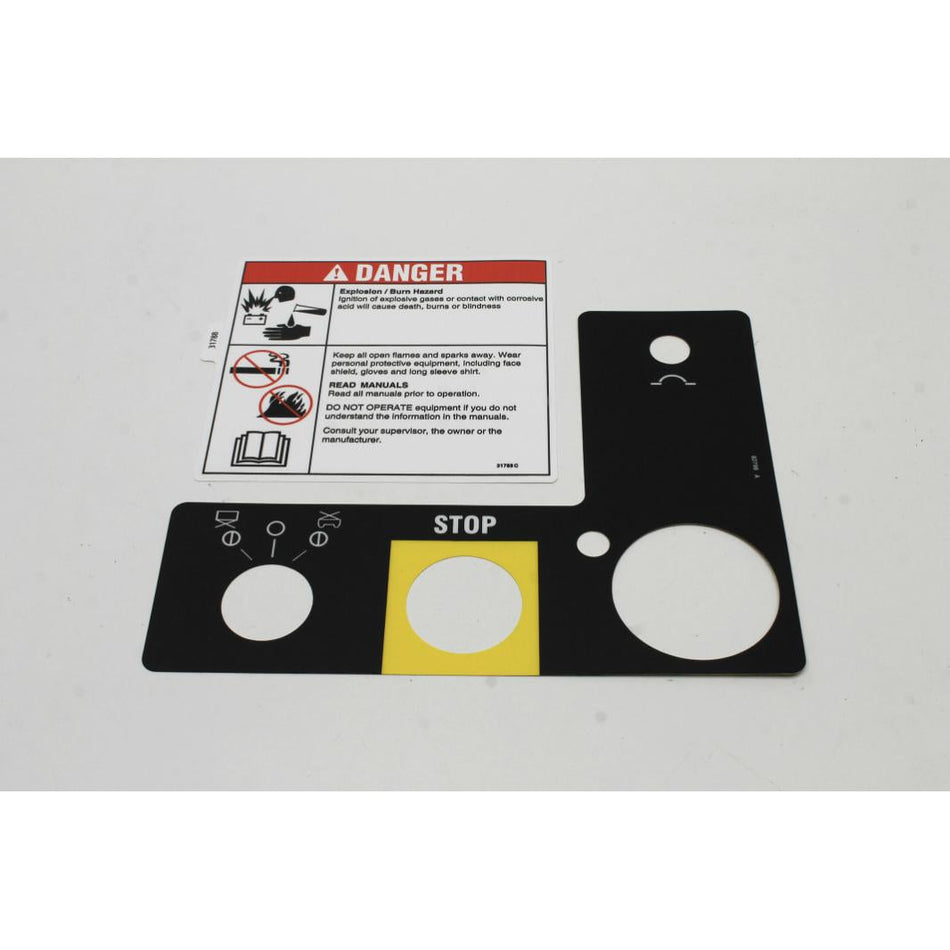 Genie Part # 114046. 114046GT - DECAL KIT.WORDS.GS3384&GS90