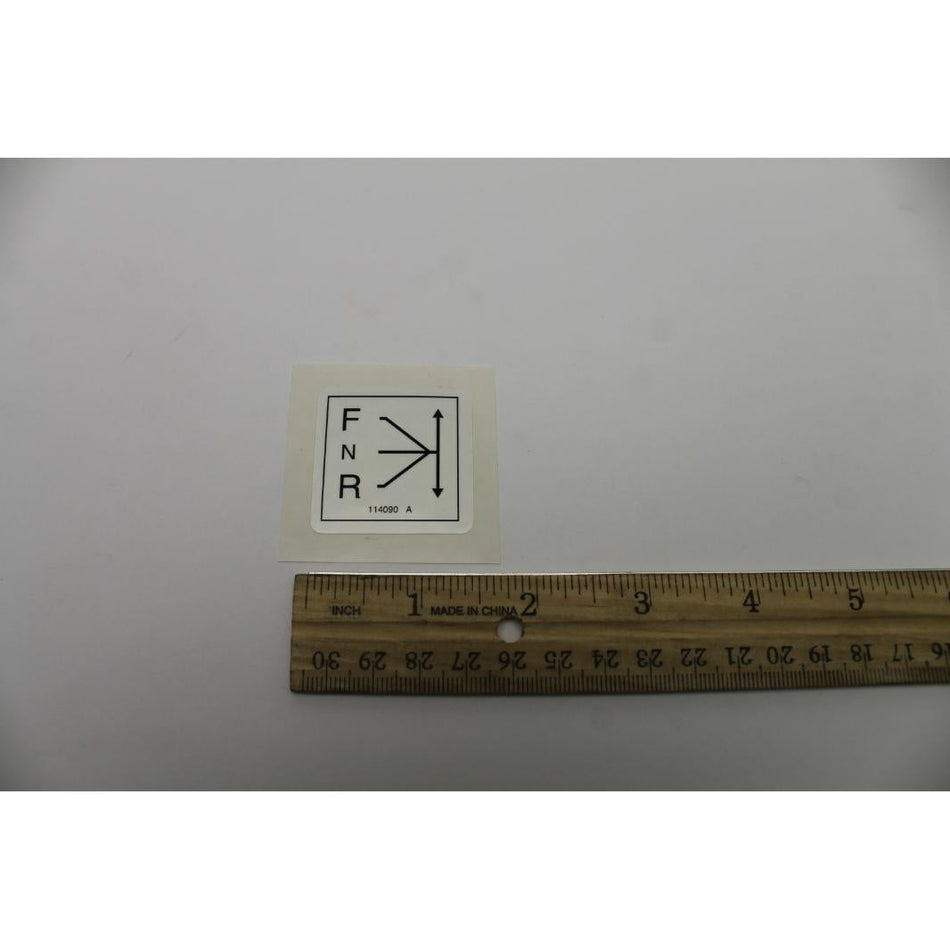 Genie Part # 114090. 114090GT - DECAL.TRANSMISSION CONTROL