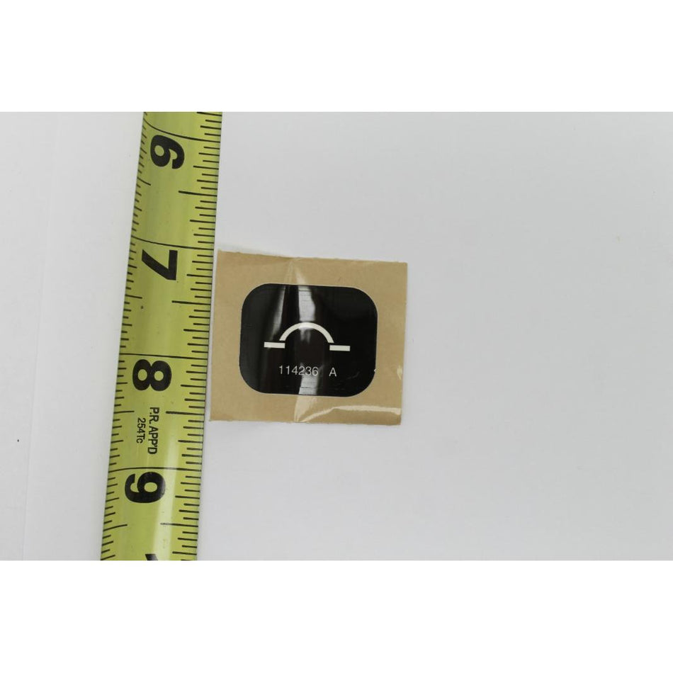 Genie Part # 114236. 114236GT - DECAL.LABEL.CB SYMBOL