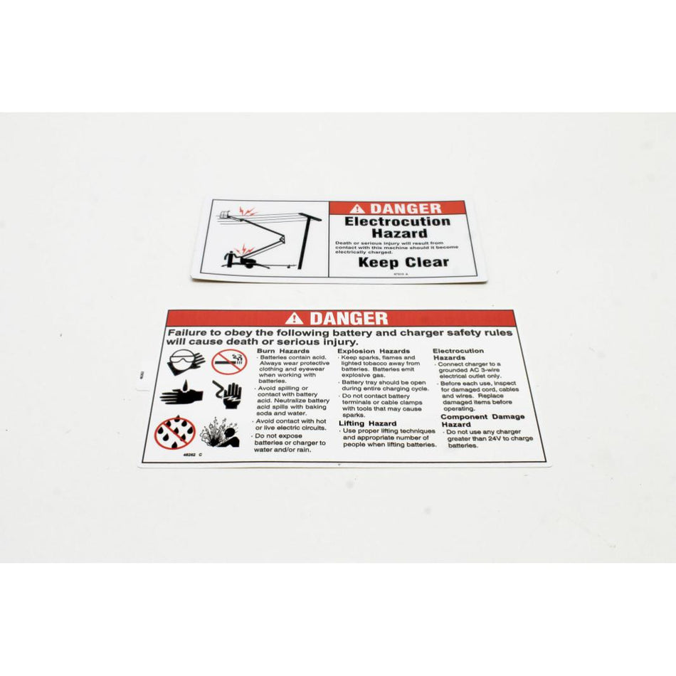Genie Part # 115088. 115088GT - DECAL KIT. INSTRUCTIONS. TZ50. WORDS