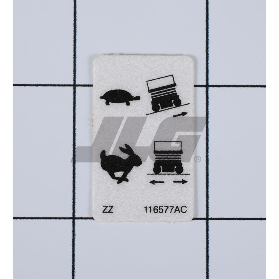 Skyjack Part # 116577 - Label. VL. Torque Normal & Hig
