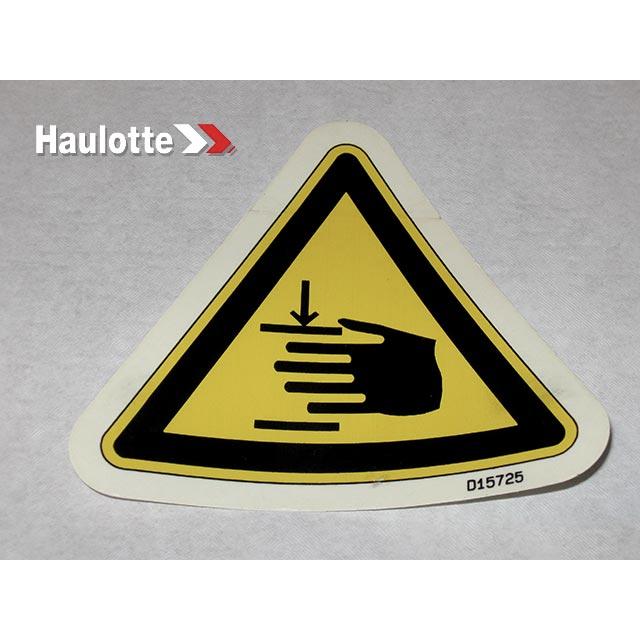 Haulotte Part # 117D157250 - LABEL