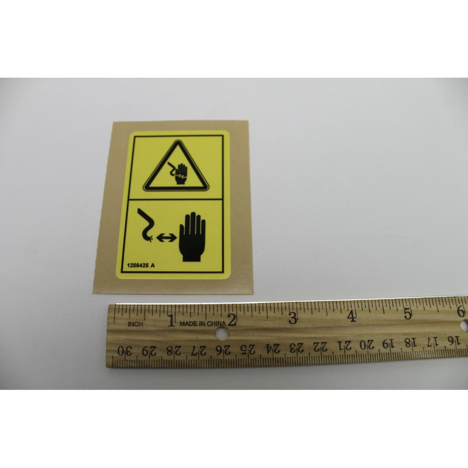Genie Part # 1256425. 1256425GT - DECAL. DANGER. ELECTROCUTION HAZARD. SYMBOL