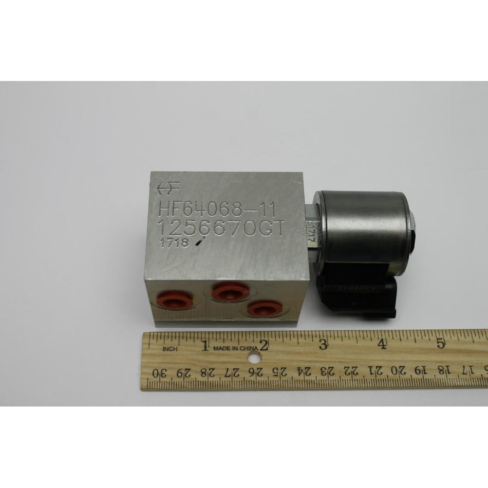 Genie Part # 1256670. 1256670GT - MANIFOLD. JIB SELECT W/QD PLUG
