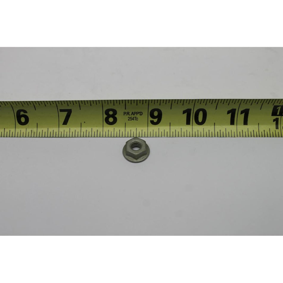 Genie Part # 1256679. 1256679GT - NUT.SERRATED.1/4-20.8.ZAG