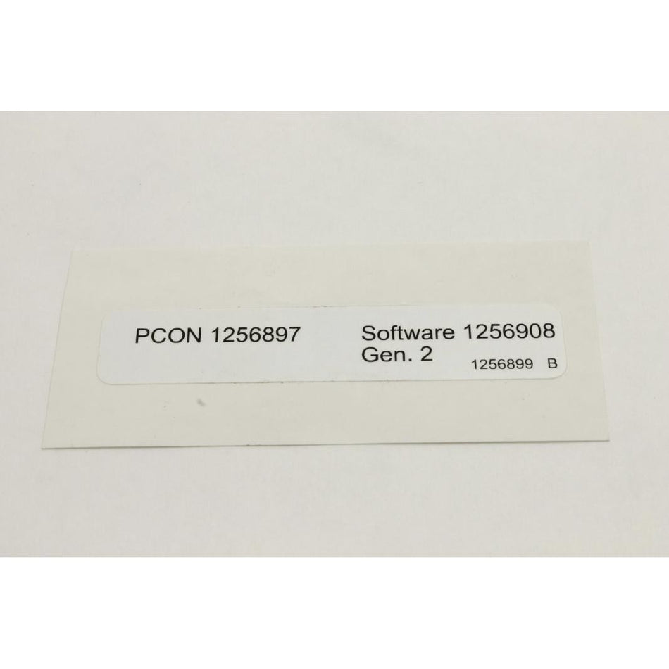 Genie Part # 1256899. 1256899GT - LABEL. PCON SOFTWARE. Z40